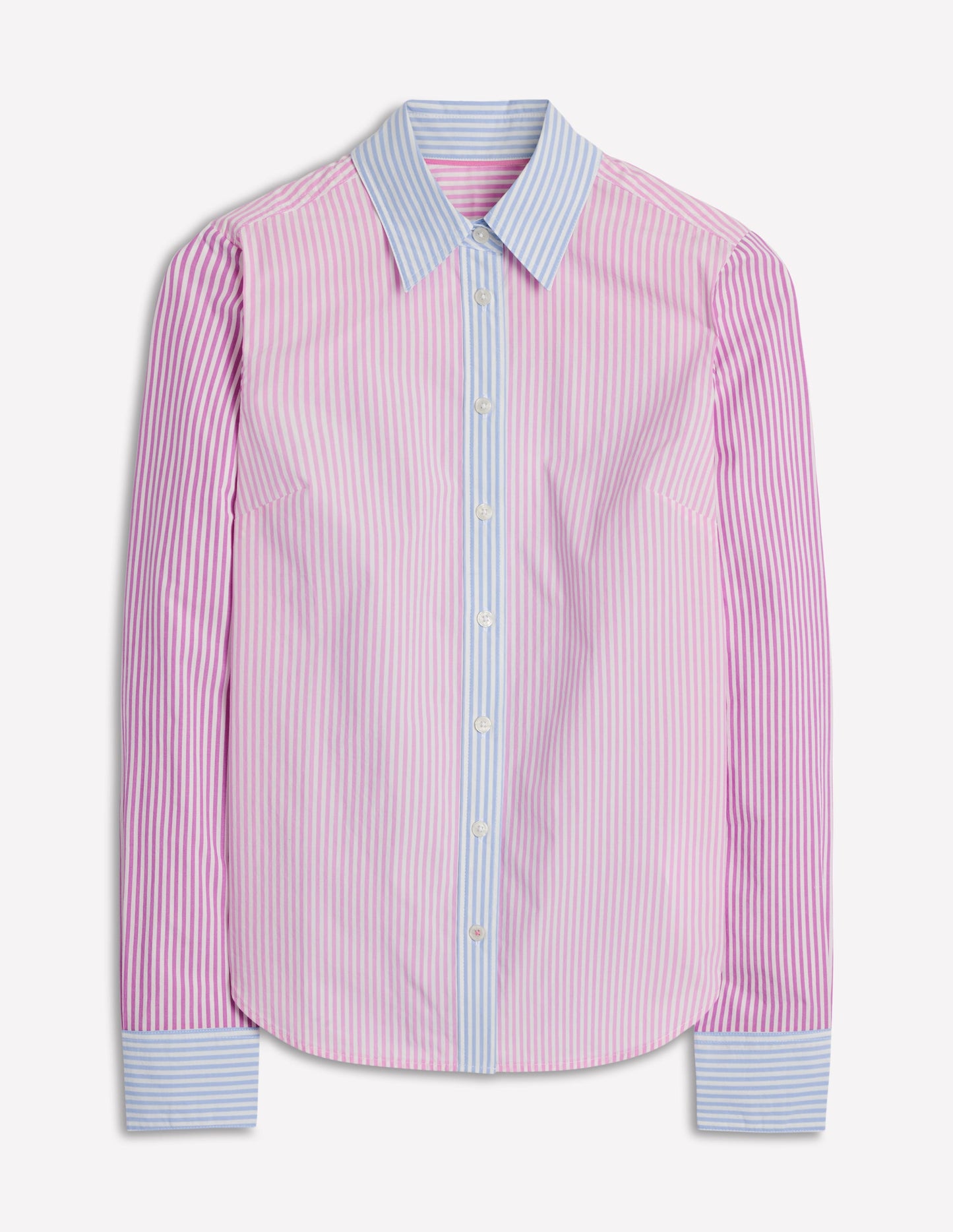 Sienna Cotton Shirt - Hotched, Multi Stripe