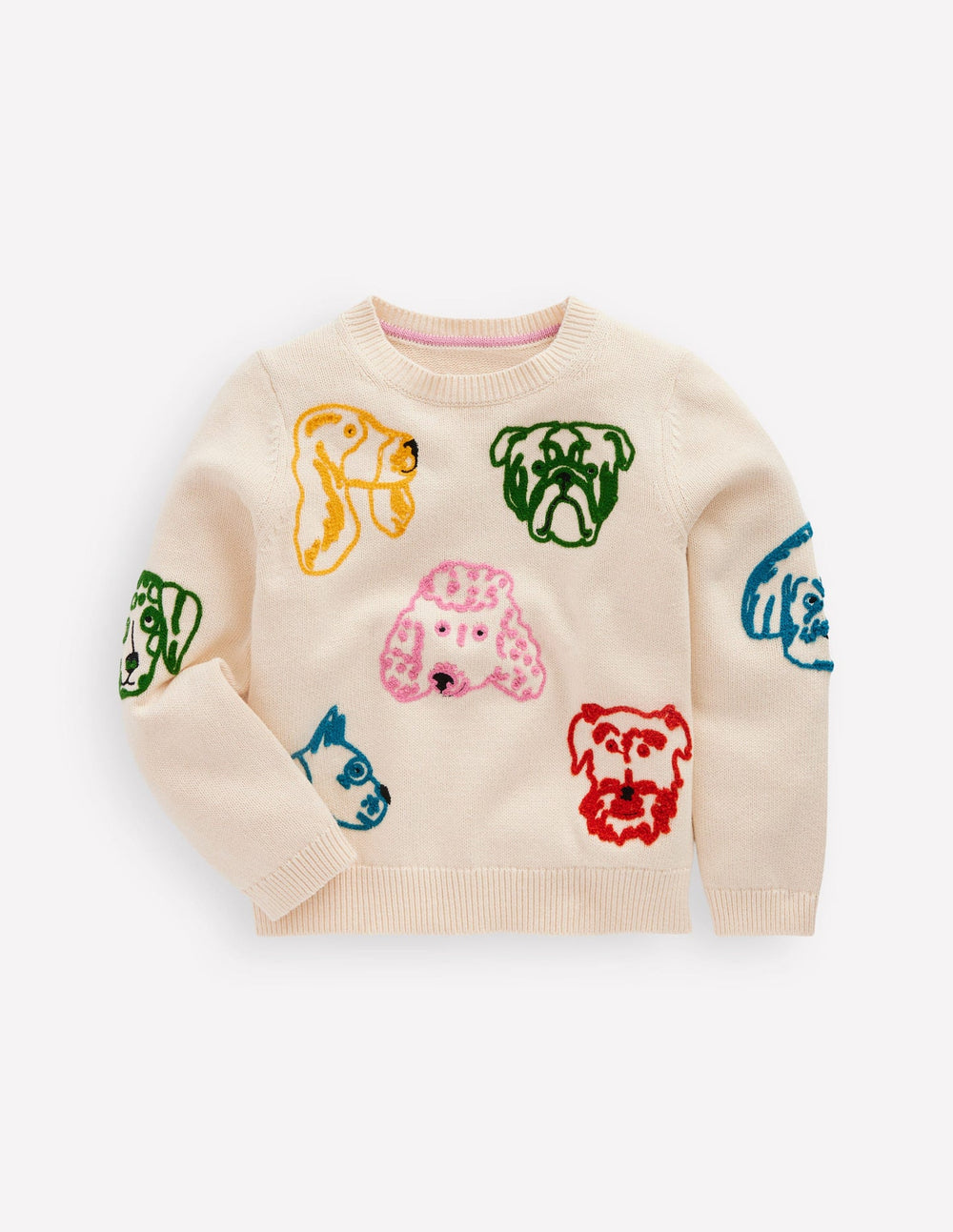 Fun Logo Sweater - Warm Ivory Dogs