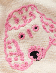 Fun Logo Sweater - Warm Ivory Dogs