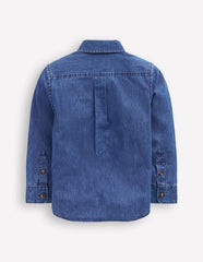 Denim Shirt - Mid Vintage Denim (Mid Wash)