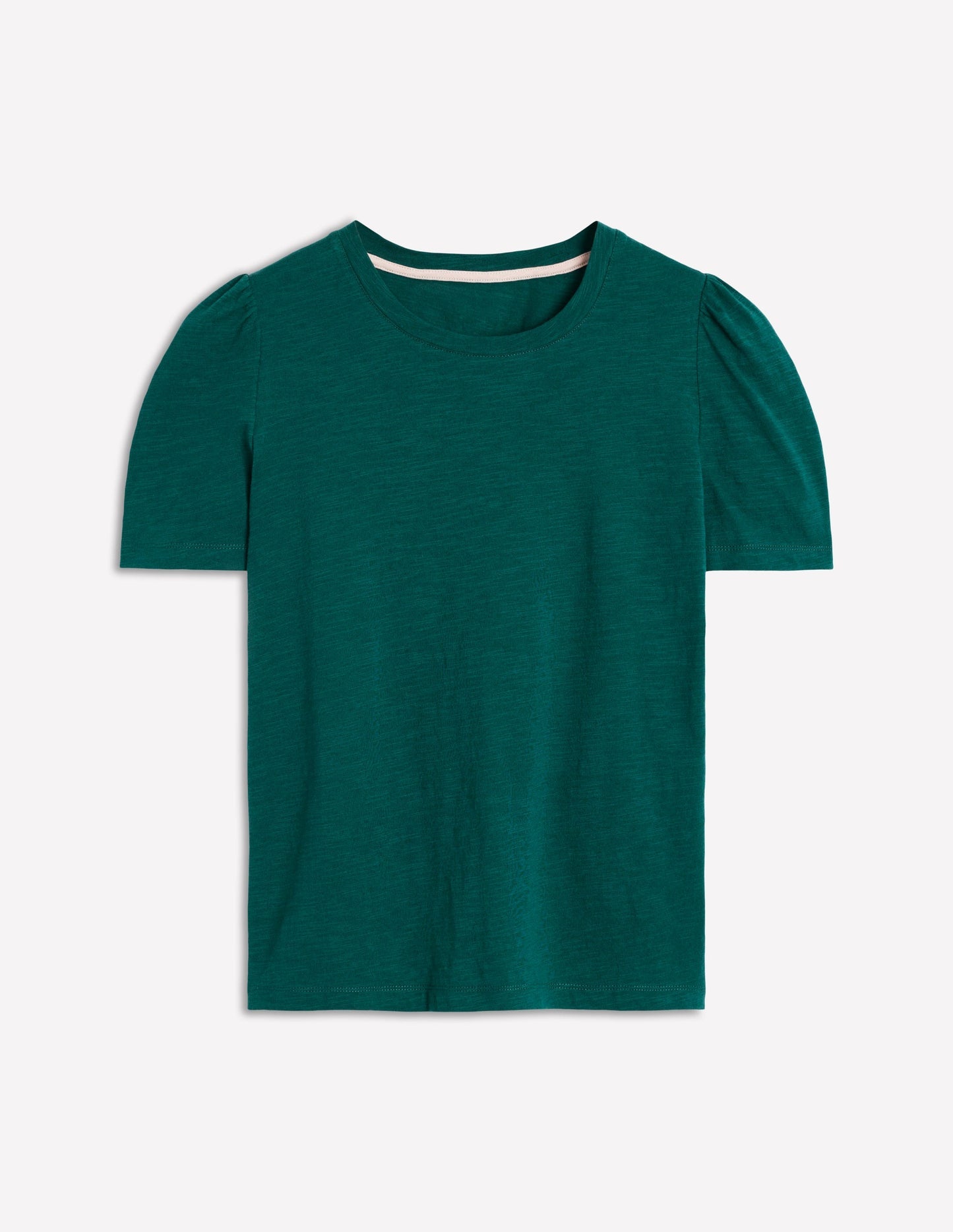 Cotton Puff Sleeve T-shirt - Drake Green