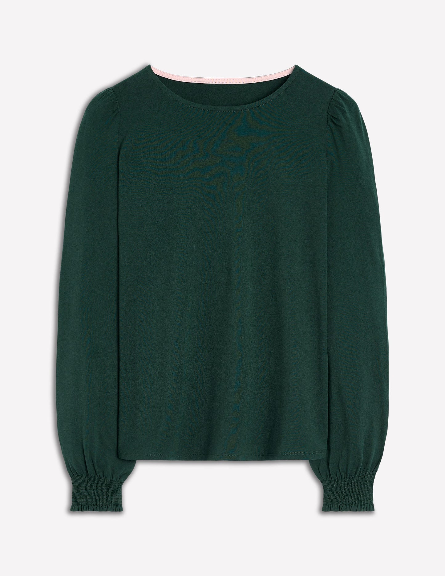 Smocked Cuff Supersoft Top - Green Pine