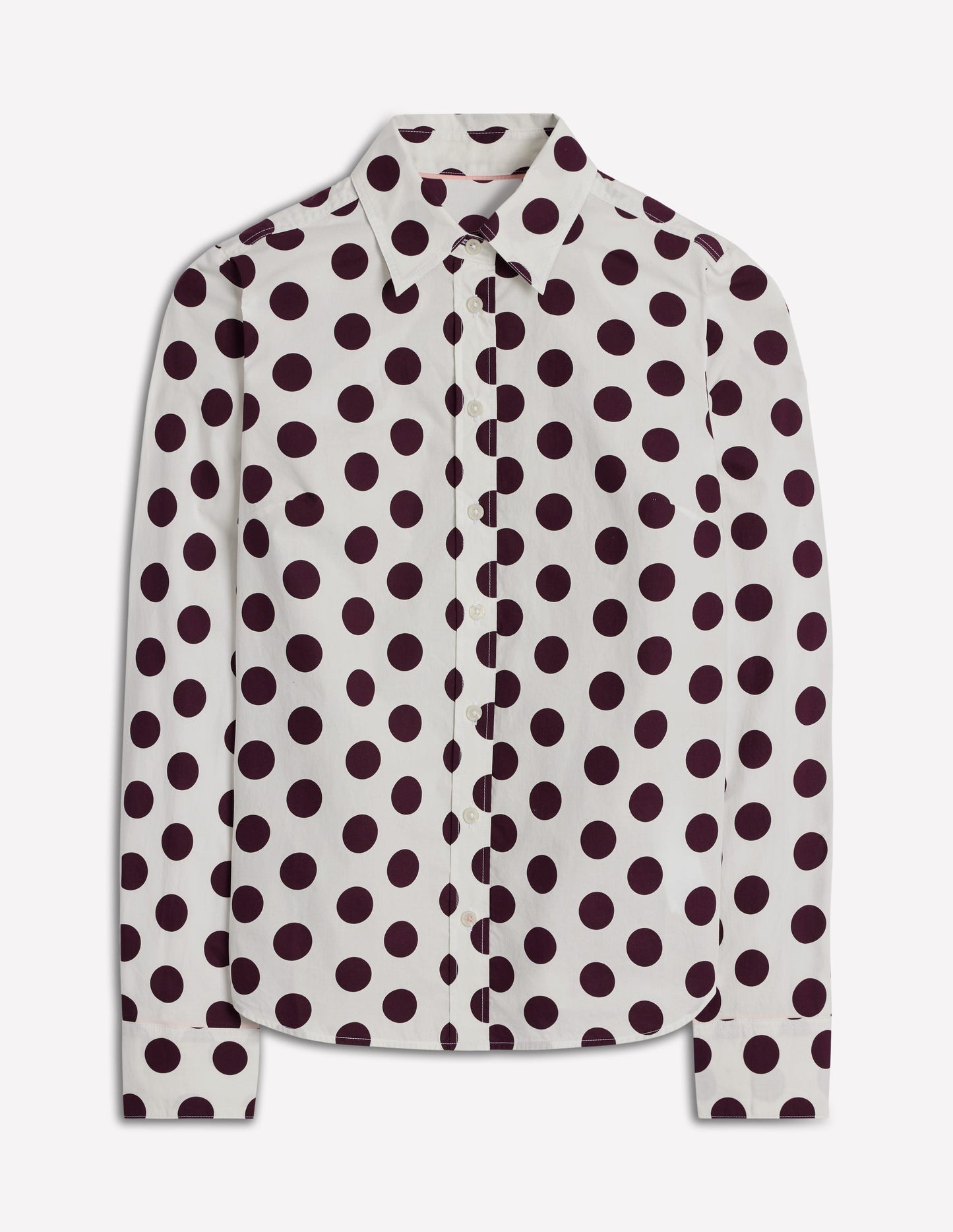 Sienna Cotton Shirt - Deep Wisteria, Spots
