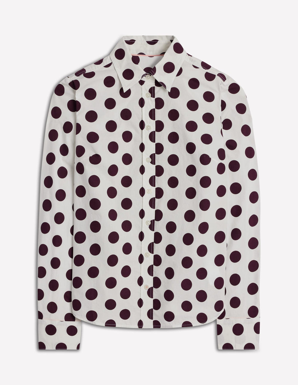 Sienna Cotton Shirt - Deep Wisteria, Spots