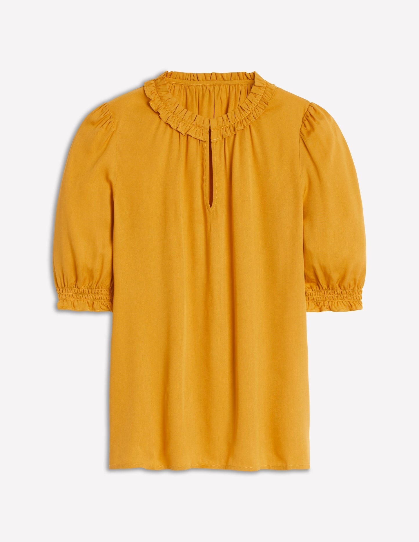 Ria Short Sleeve Top - Golden Rye