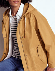 Cropped Rain Mac - Hazelnut Brown