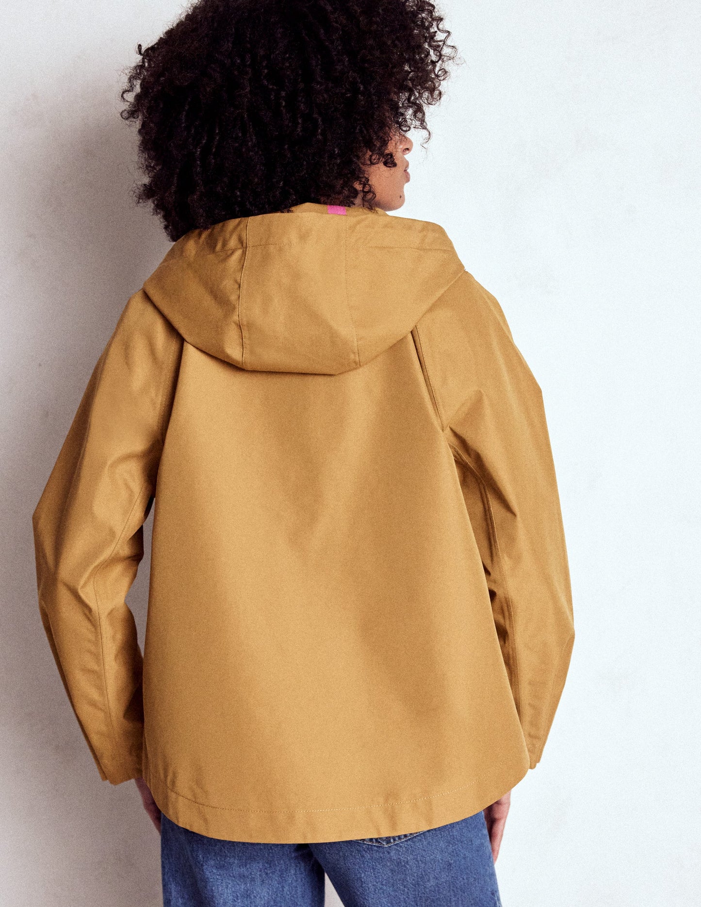 Cropped Rain Mac - Hazelnut Brown