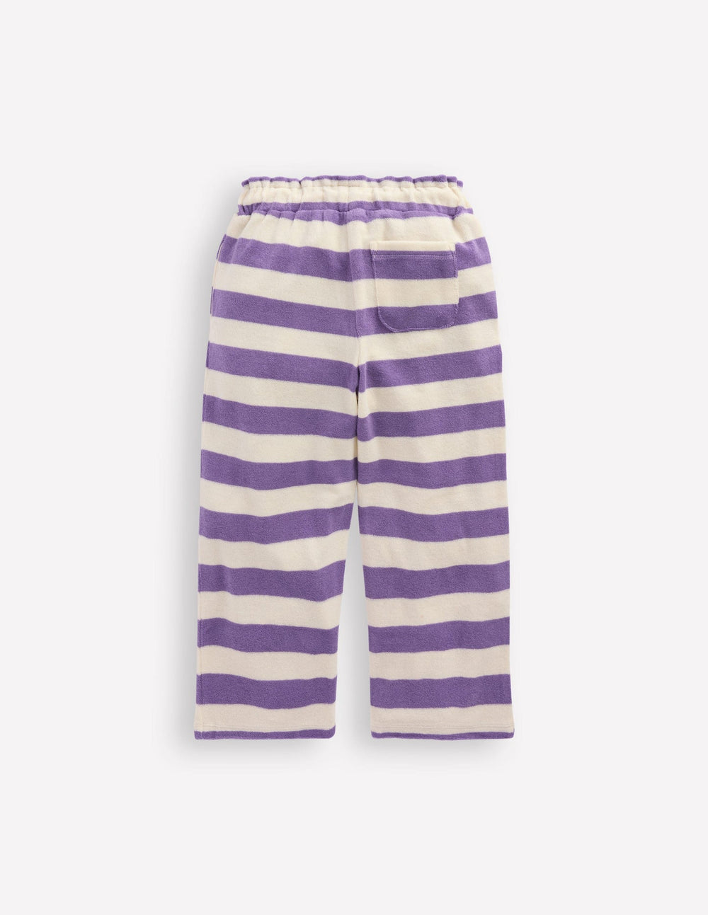 Towelling Pants - Soft Ivory/Aster Purple