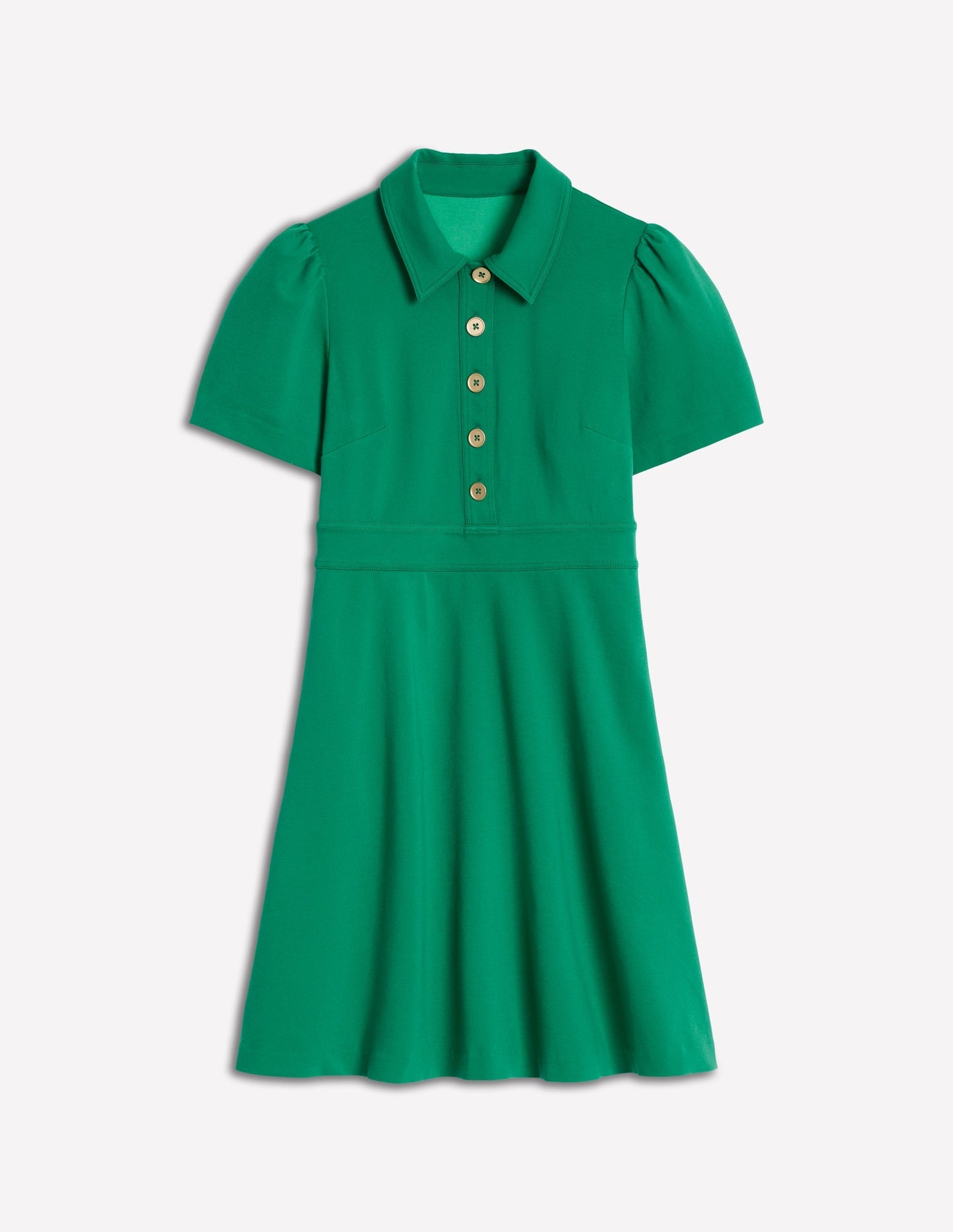 Nicolette Ponte Shirt Dress - Bear Grass