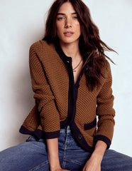 Libby Knitted Jacket - Camel