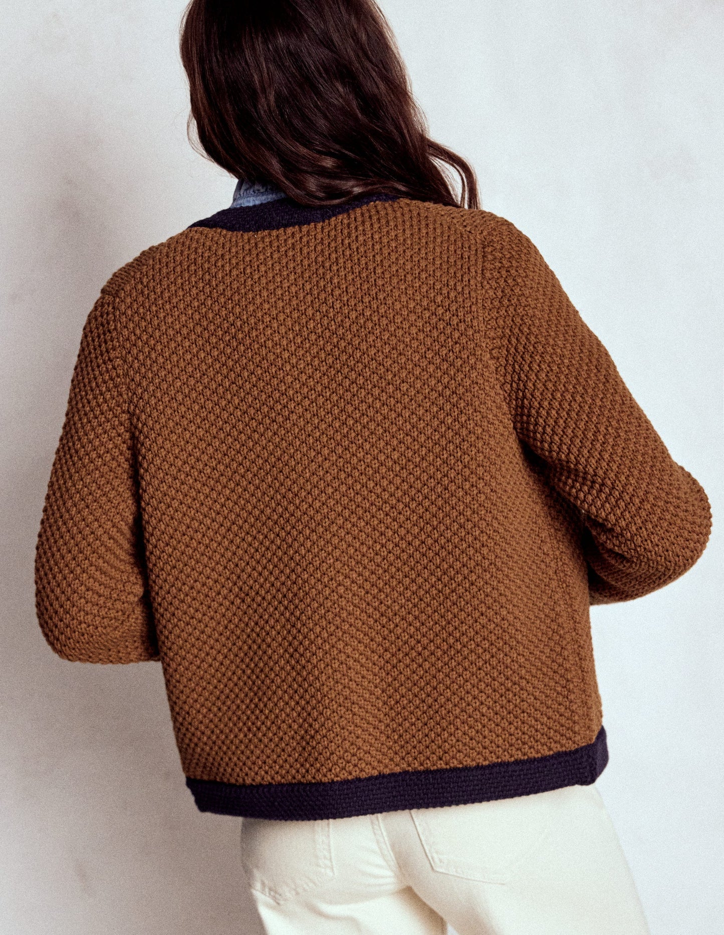 Libby Knitted Jacket - Camel