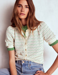 Supersoft Frill Detail T-shirt - Newt Green