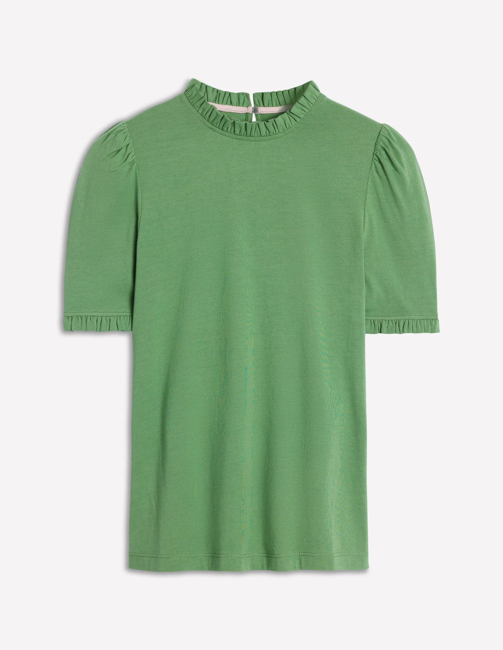 Supersoft Frill Detail T-shirt - Newt Green
