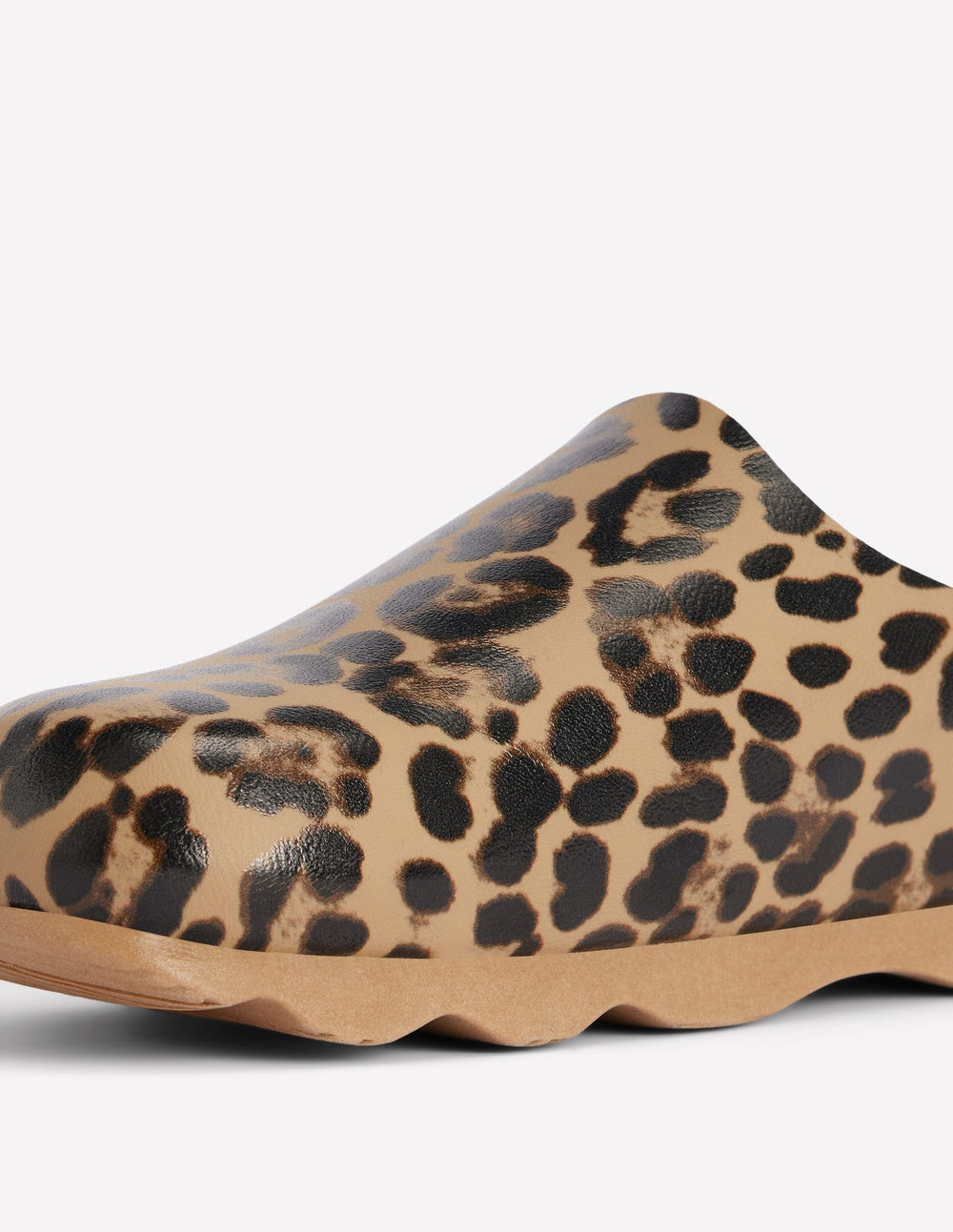 Lyla Colour Block Clogs - Leopard