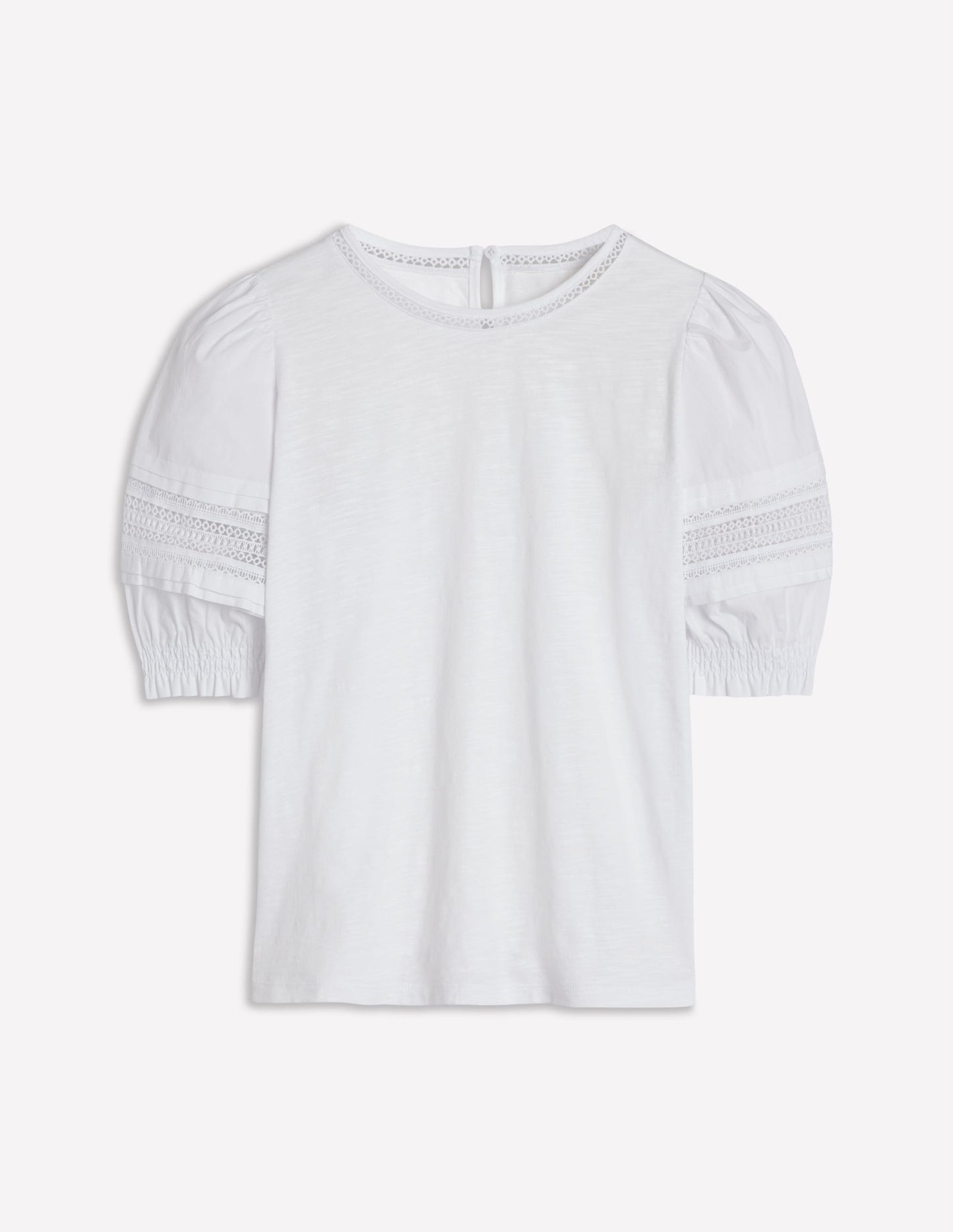 Lottie Puff Sleeve Top - White