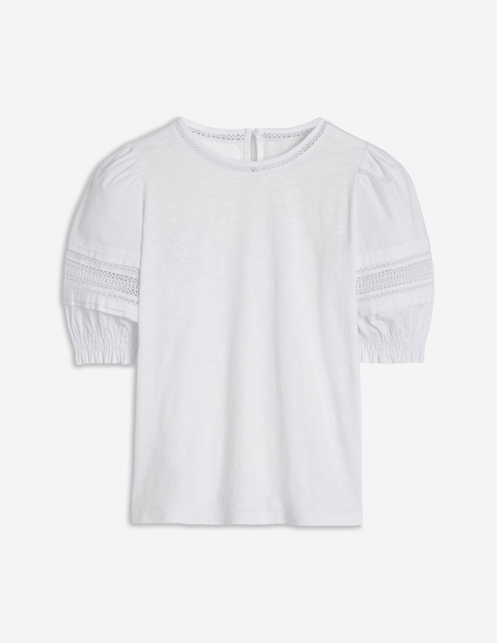 Lottie Puff Sleeve Top - White
