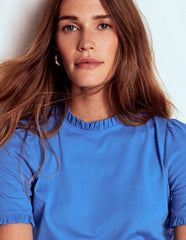 Supersoft Frill Detail T-shirt - Meadow Spring