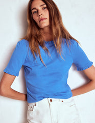 Supersoft Frill Detail T-shirt - Meadow Spring