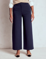 Belgravia Ponte Crop Pants - Navy