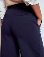 Belgravia Ponte Crop Pants - Navy