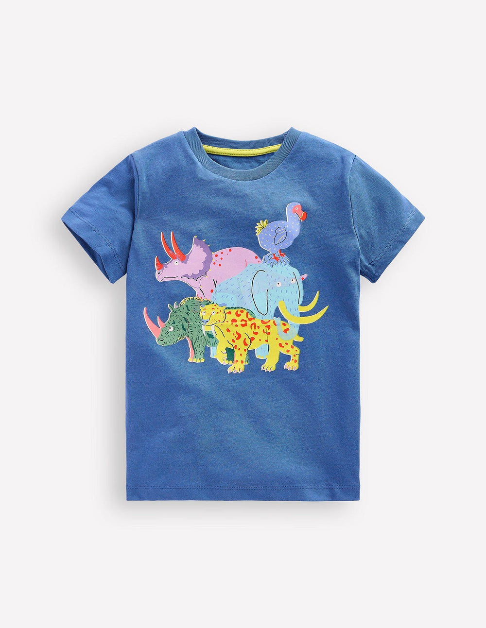 Short Sleeve Riso T-shirt - Delft Extinct Animals