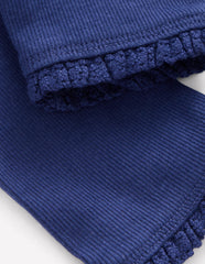 Ribbed Leggings - Starboard Blue