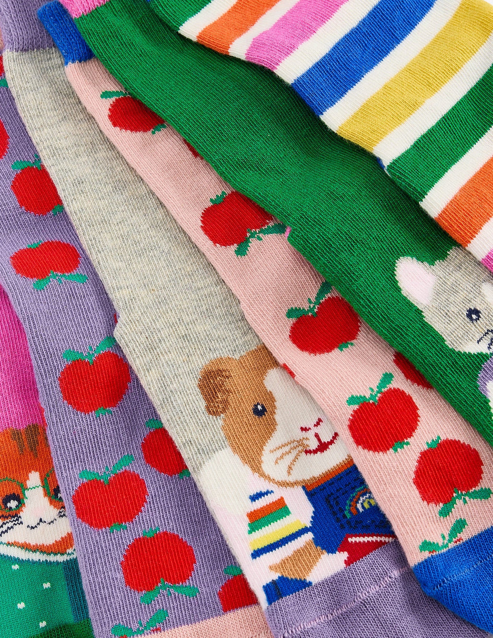 Socks 7 Pack - School Animals